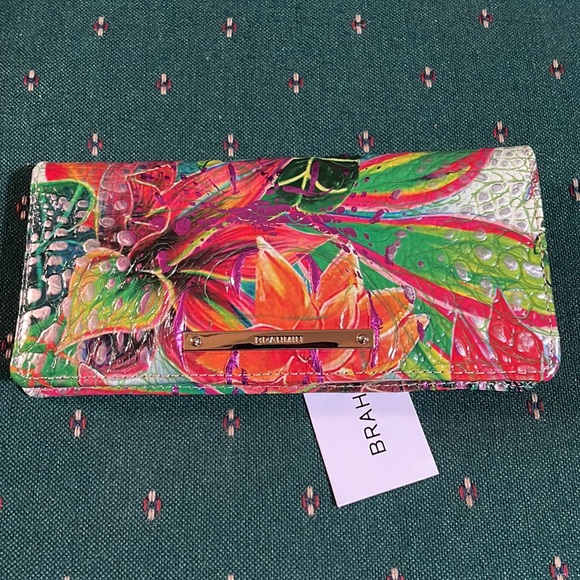 Brahmin Shayna Utopia Print Crossbody Bag & Ady Wallet NWT SELLING AS A SET - Picture 12 of 14